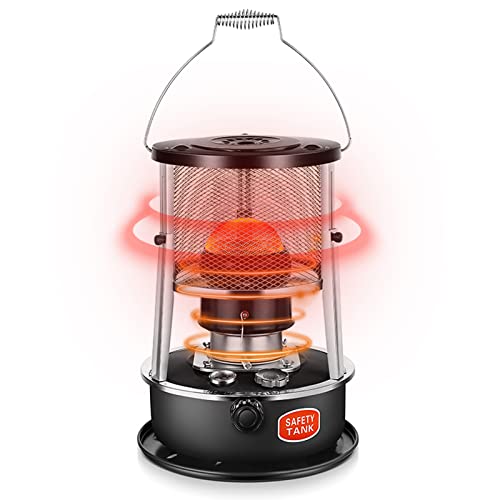 Petroleumofen für Innenräume Ohne Strom, Mobile Petroliumheizer Heizung, Portable...