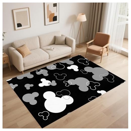 Cute Mouse Themed Area Rug