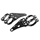 2-teilige Motorrad-Scheinwerfer-Montagehalterung Scheinwerfer-Montagehalterung 38 mm-41 mm Gabelrohr Gabelrohr-Klemmen-Kit für Chopper Cafe Racer