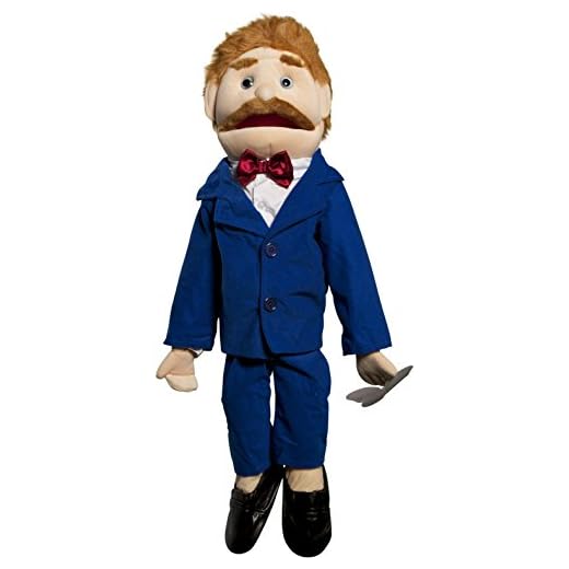 Globee Sunny Toys 28" Dad in Blue Suit Full Body Puppet