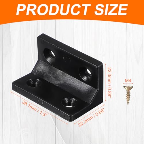 Équerres de fixation plastique de 38mm pour corriger un meuble qui bouge - 3