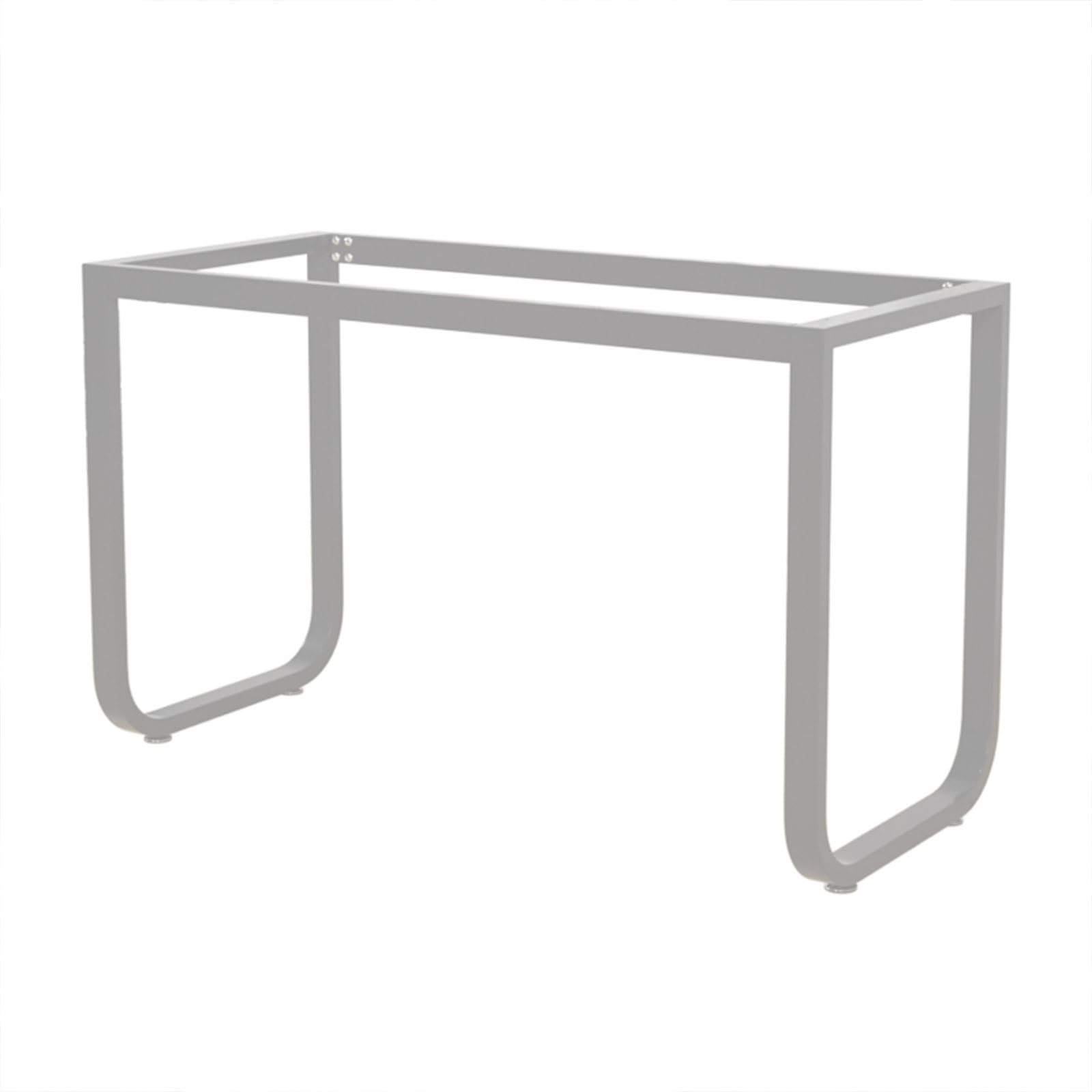 Kfgisd White With Metal Desk Table Legs, For Coffee & End Tables, Desks, With Adjustable Protector Feet ，Metal Furniture Legs(,100 * 45Cm/39.4 * 17.7In)