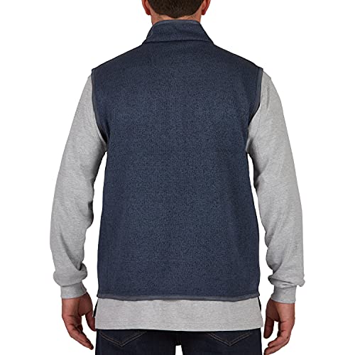 Image of Smith's Workwear mens Full Zip Sweater Fleece Vest