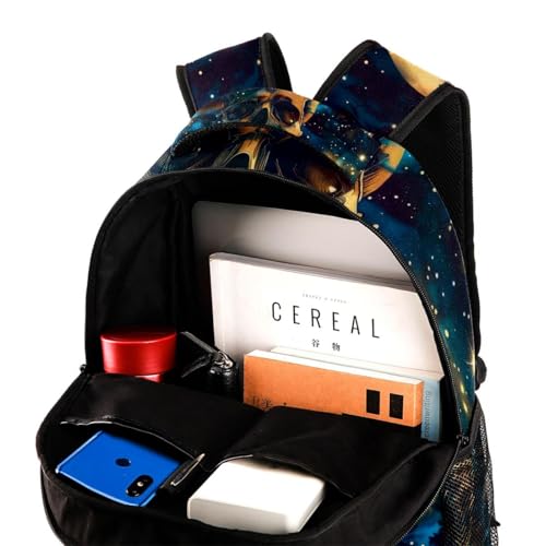Sac à dos de voyage avec porte-bouteille multicolore taille unique - 4