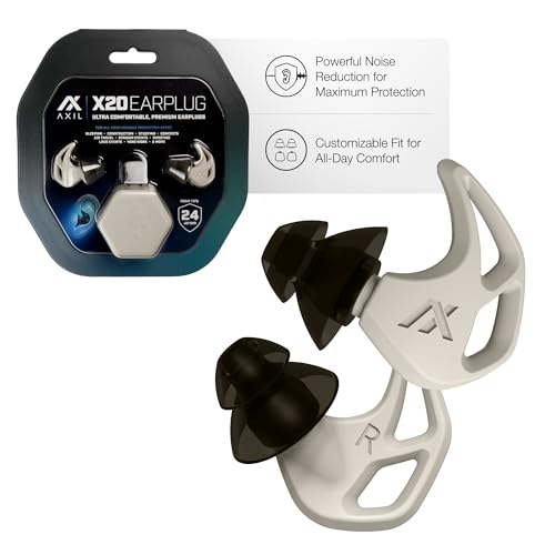 AXIL 20 tapones para los oídos, color hueso