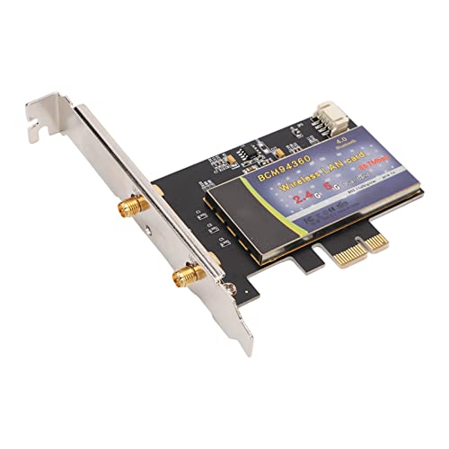 Carte Réseau PCI-E 1200Mbps Adaptateur WiFi Double Bande Ordinateur Windows 10 OS X