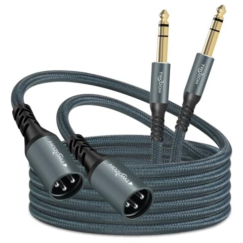 Twozoh 3M XLR to 1/4 Inch Audio Cable Cover