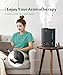 BREEZOME 6L Humidifiers for Bedroom Large Room & Essential Oil Diffuser, Ultrasonic Top Fill Cool Mist Humidifiers for Baby, Plants, Nursery Last up to 60 Hours, Smart Humidistat Control, Quiet, Black
