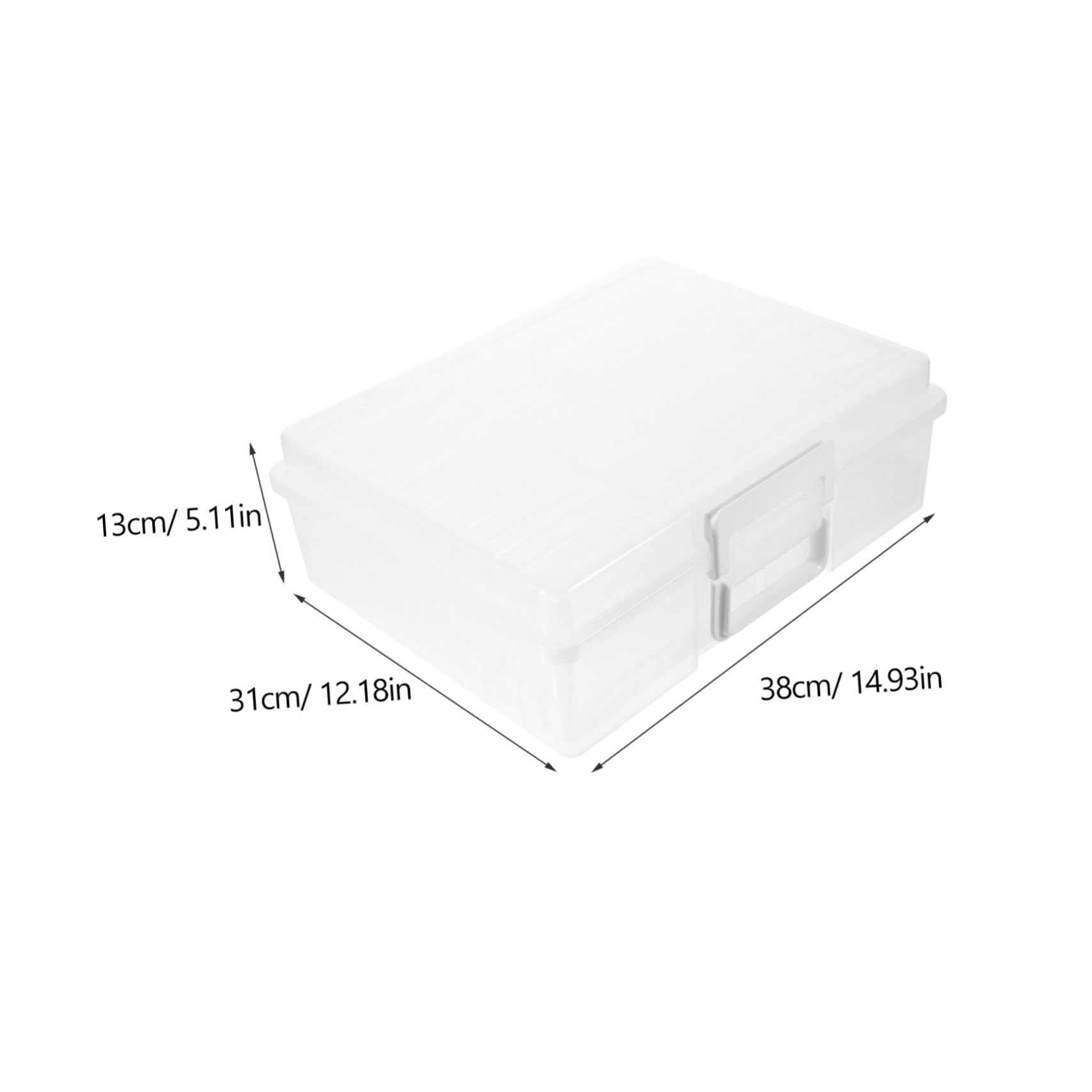 TIDTALEO Elegant Photo Storage Box 4x6 Inches Photo Organizer Storage Box Case for Greeting Cards Easy to Use