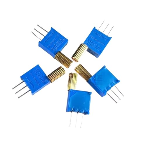 Potentiomètres réglables multi-tours 3296W résistance variable 20K Ohm et arbre métallique long