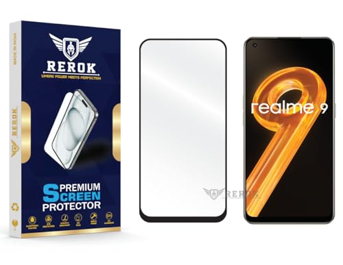 Image of Gorilla Tempered Glass Screen Protector Compatible with Realme 9 4G [Pack of 1] | Edge-to-Edge, Bubble-Free, Case Friendly, Easy Installation Kit