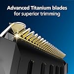 Philips Norelco Multigroom 5000 Series, All-in-One Trimmer, Beard Trimmer and Hair Clipper, 18-Piece Men's Grooming Kit for Beard, Face, Nose, Ear, Body, with Titanium Blades, Travel Pouch, MG5970/49 - Image 4