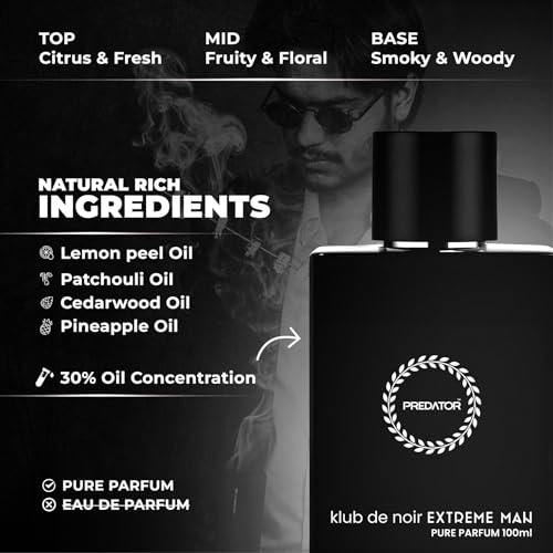 DΛDDY Predator Klub De Noir Extreme Man Pure Parfum 100ml - Image 3