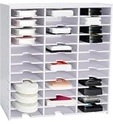 Amazon.com: Krafetto Rotating Ink Pad Storage Organizer Rack, 72 Grids ...