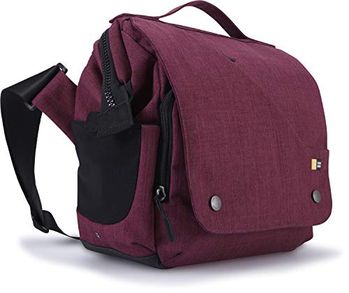 Sac besace reflex et PC Case Logic violet avec protection renforcée en nylon taille S