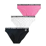 Athena Smiley X Athena Lq64 Unterwäsche für Mädchen, Schwarz Siebdruck Smiley/Weiß Bedruckt Smiley Zwinkler/Rosa, 16 Jahre