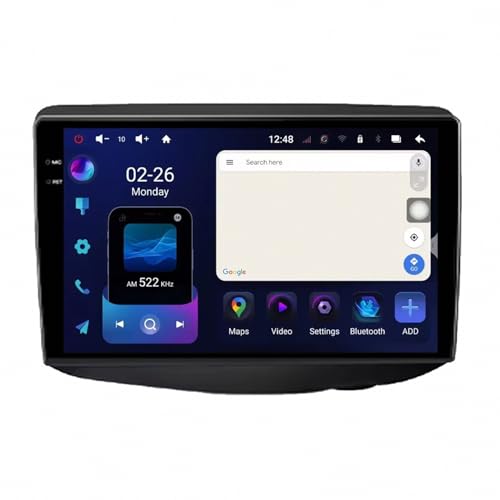 Radio de coche 2 DIN para Toyota Innova 2015-2017 con CarPlay y Android Auto 4G+64G