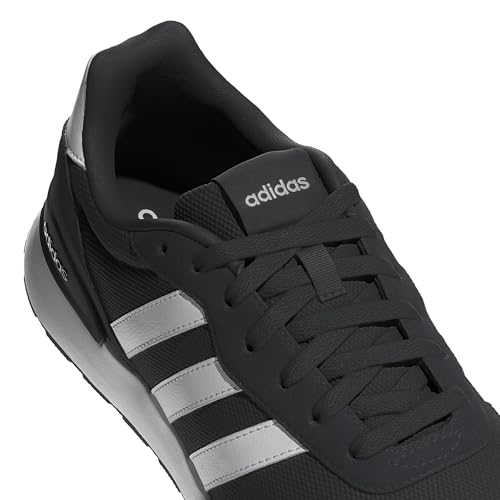 adidas Men's Run 60s 4.0 Shoes, Core Black/Cloud White/Core Black, 9 UK - Image 3