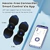 MASTOGO Wireless TENS Unit Back Pain Relief Massager- Muscle Stimulator Machine - Wireless TENS Unit Muscle Stimulator- tens Unit