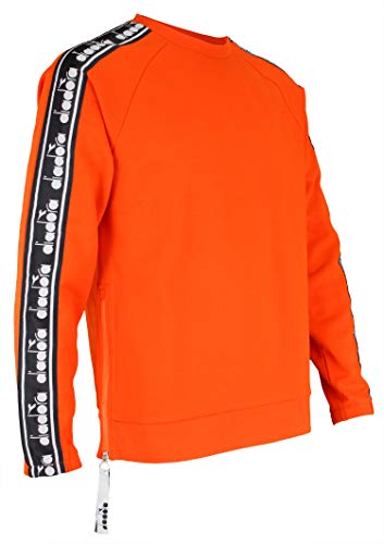 Diadora Men's SWEATSHIRT CREW TROFEO RED CHERRY TREE Size S