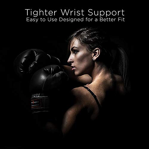 image for Pro Impact Boxing Gloves - Durable Knuckle Protection w/Wrist Support 