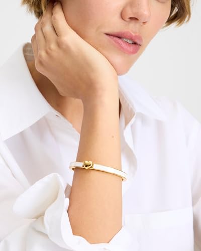 Kate Spade New York HEART YOU emaliowana bransoletka typu huggies