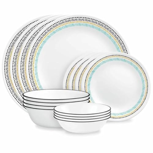 Image of Corelle Paloma 16-Piece Dinnerware Set, Service for 4