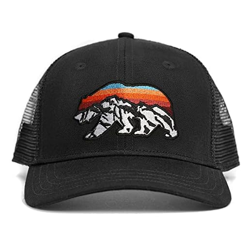 Pnkvnlo Boné de caminhoneiro para homens e mulheres – Bonés snapback ao ar livre para caminhadas, escalada, pesca, aventura ao ar livre, 03. urso, Tamanho �nica