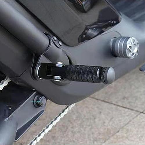 Pedaleira para Motocicleta, pedal motocicleta universal metal, Pedais dobráveis antiderrapantes para