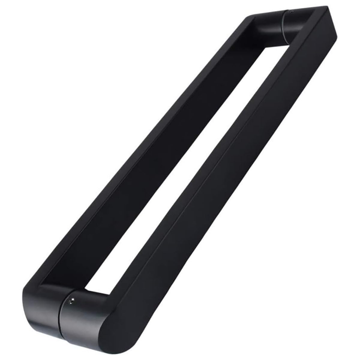 Poignée de porte en acier inoxydable 304 noir pour cabine de douche en verre et salle de bain