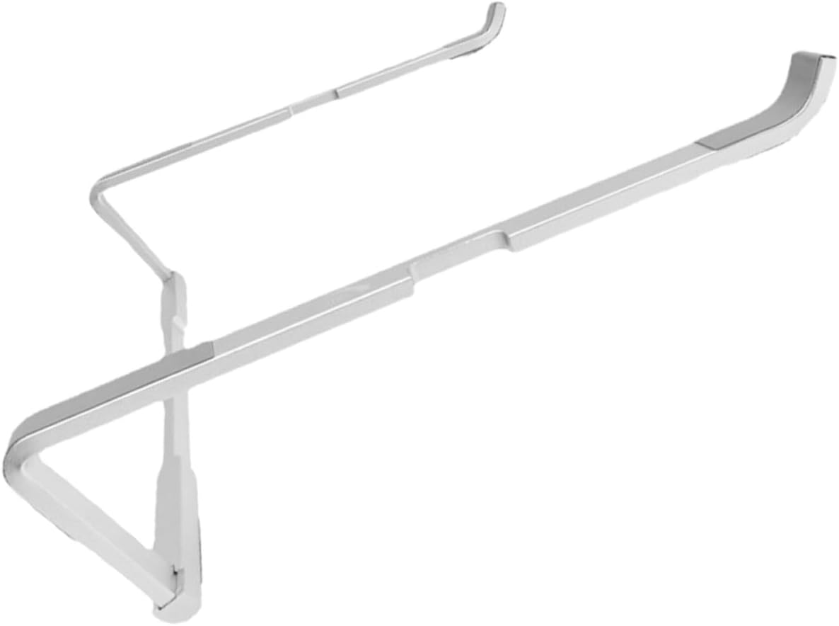 Ipetboom Foldable Laptop Desk Mount Stand, Aluminum Alloy Minimalist Silver