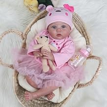 CHAREX Lifelike Reborn Baby Dolls - 20 Inch Realistic Newborn Baby Doll Soft Body Real Life Baby Dolls Girl with Accessories Gifts Toy for Kids Age 3 & Collection