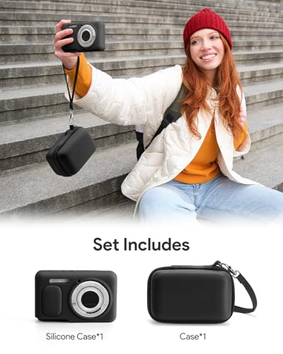 Kit funda cámara para KODAK PIXPRO FZ55 negro miniatura 5