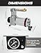 RETRUE Onboard Air Compressor System for Truck Airbag Suspension - Universal Air Bag Compressor kit for Ford F150, F250, F350, Chevrolet Silverado, GMC Sierra, Dodge Ram and More Air bags Kit