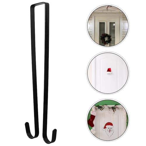 Soporte de guirnalda para puerta navideña: pack ideal de ganchos decorativos 8