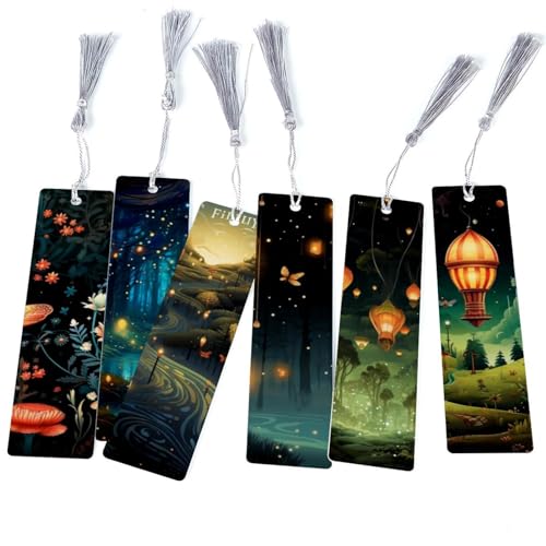 Marque-pages motif luciole pour accompagner vos moments de lecture nocturne paisible