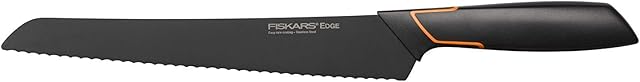 Fiskars Edge Nóż do Chleba, Czarny, 23 cm