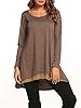 Poetsky Long Sleeve Tunic Tops For Women Layered S... #1