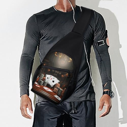 Sling Bag para mujer y hombre, mochila cruzada pequeña miniatura 7