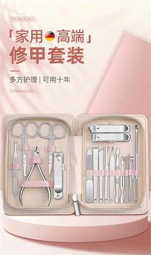 Coupe-ongles en acier inoxydable : lot complet pour manucure à domicile - 3