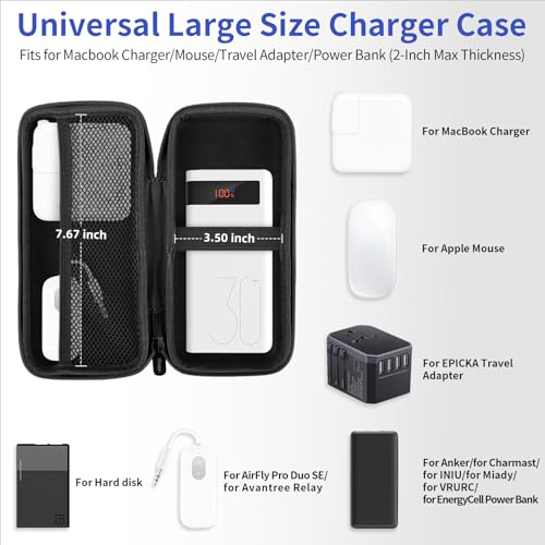 Image of iMangoo Travel Essential Electronics Organizer Charger Case Carrying Pouch