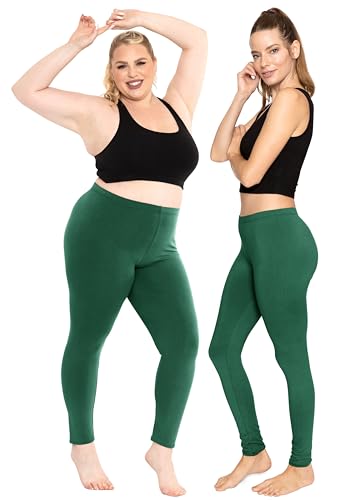 Image of STRETCH IS COMFORT Cotton Capri Leggings, Knee Length Pants, Plus Size | Soft pull-on comfort, lightweight summer feel, ankle option, casual layering, cotton leggings, black capris, under dresses