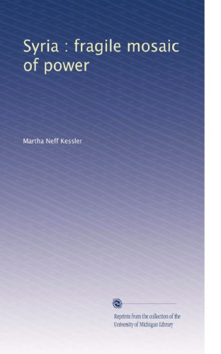 Syria : fragile mosaic of power