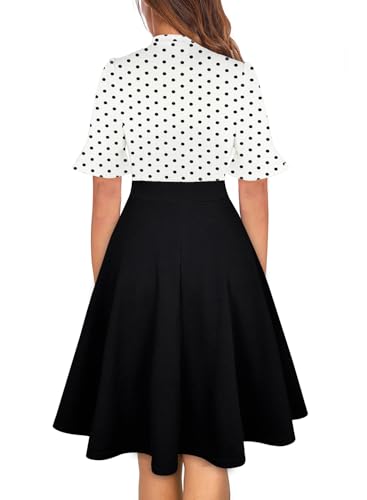 Image of Women Summer Floral Ruffle Sleeve Wear to Work Church Wedding Guest Party Dresses