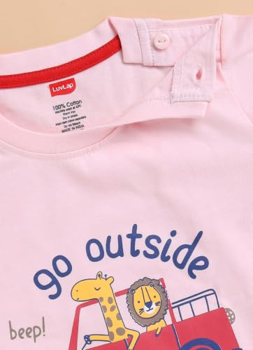 Image of LuvLap Baby Boys 100% Cotton Full Sleeve Boys T-Shirt & Pyjama Sets, Pack Of 3