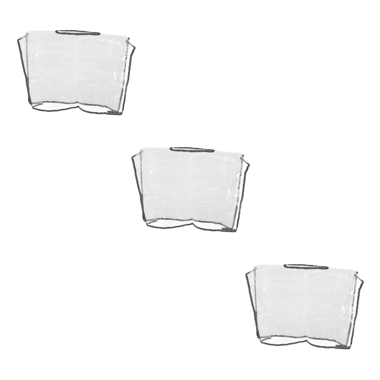 BESPORTBLE 5 Uds Funda Protectora Transparente para Bolso De Mano Funda Protectora para Bolso Accesorio para Bolso Suministro De Bolso De Mano Cubierta A Prueba De Lluvia Suministro De