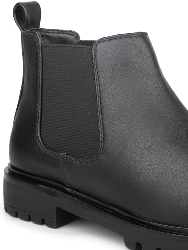 Image of Inc.5 Women Black Chelsea Boots Clog