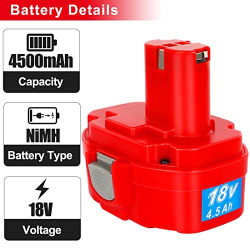Batteria da Ricambio per Makita 18V NI-MH 4.5Ah