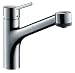 Produktbild Hansgrohe Spültischarmatur Talis S, 32841000, Einhandmischer für Spüle mit Geschirrbrause, Keramikkartusche, Boltic-Griffverriegelung, QuickClean Reinigungsfunktion, Chrom, 09558 7