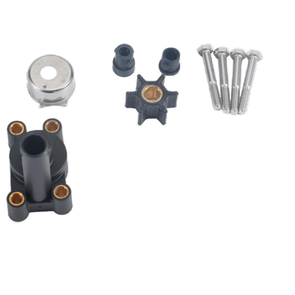 Kit Girante Pompa Acqua Con Alloggiamento Compatibile Con Fuoribordo 4-8 HP | Numeri di parte: 396644, 18-4529, 389844, 0396644; Adatto per modelli 4, 4,5, 5, 6, 7,5, 8 CV 1984-1986, 2005